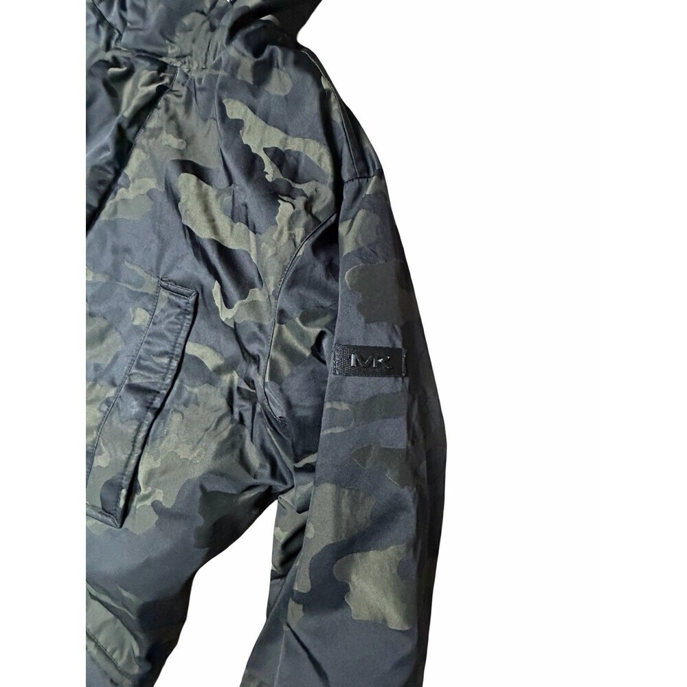Michael Kors Mens Otto Stadium Parka Camo Hooded Jacket Sherpa Lined Medium M - Picture 16 of 16